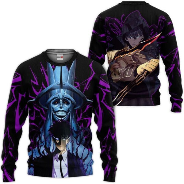 Sung JinWoo and Statue of God Premium Outerwear