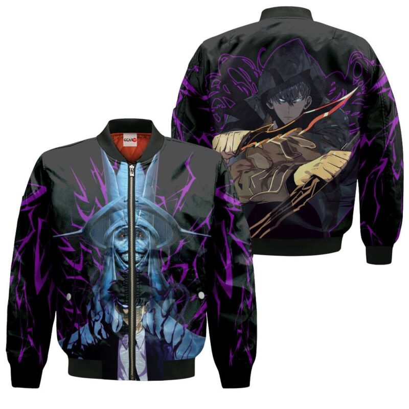 Sung JinWoo and Statue of God Premium Outerwear