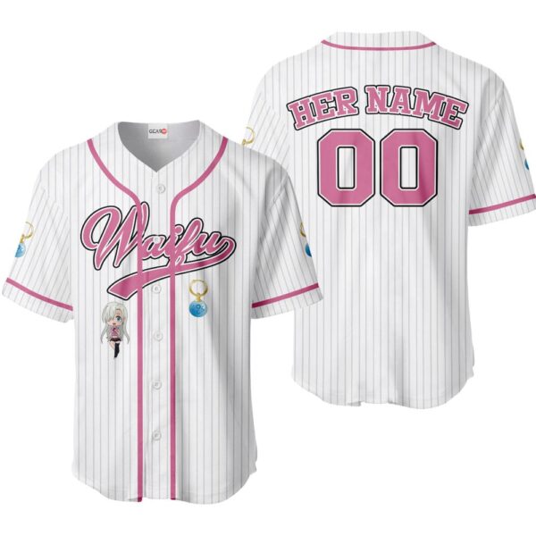 Elizabeth Liones Baseball Jersey - Waifu Personalized Edition
