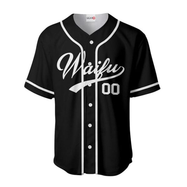 Waifu Baseball Jersey Custom Name
