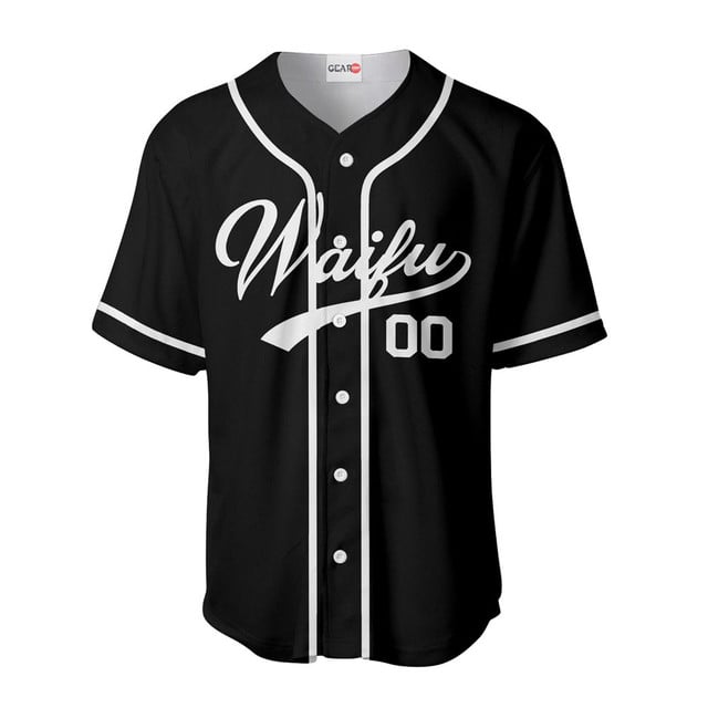 Waifu Baseball Jersey Custom Name