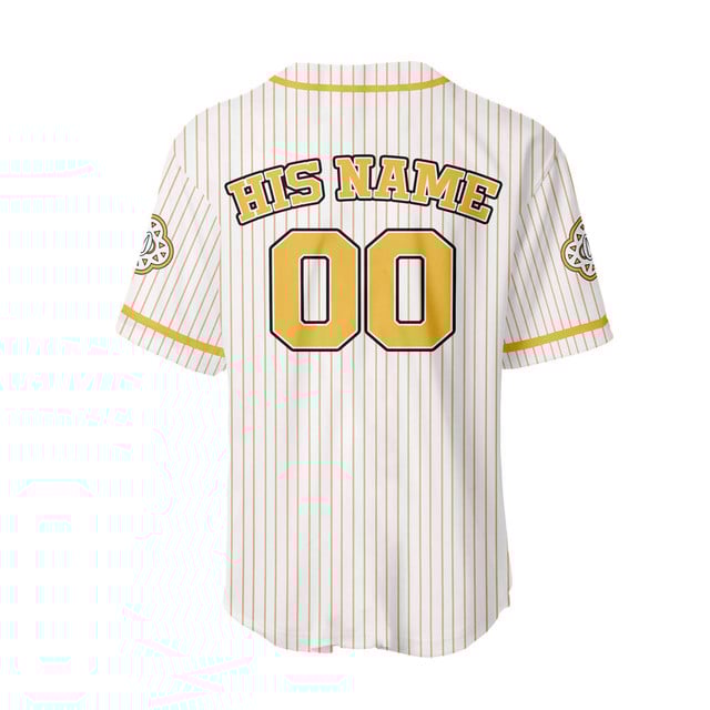 Zenitsu Baseball Jersey Senpai Personalized Edition