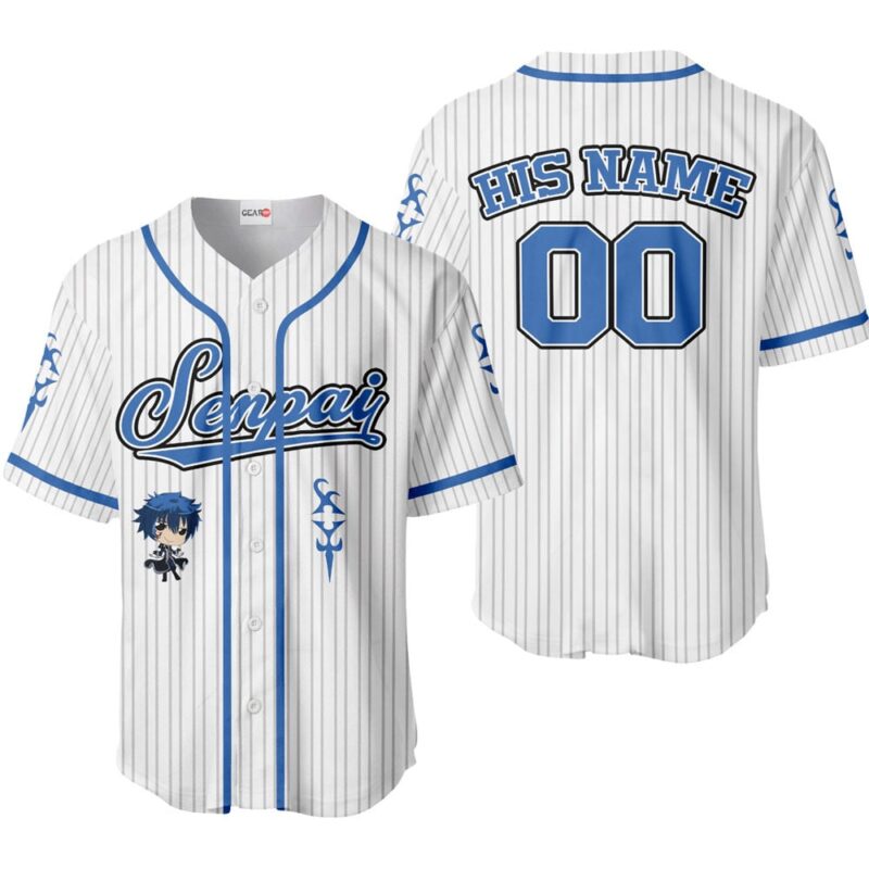 Jellal Fernandes Baseball Jersey Senpai Personalized Edition