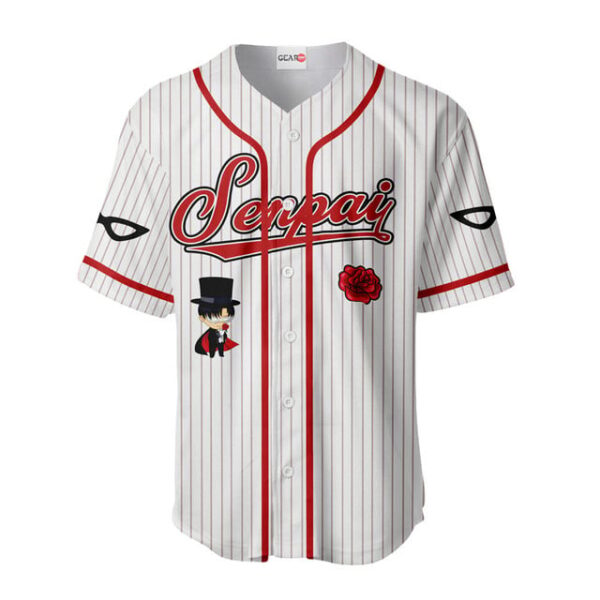 Tuxedo Mask Baseball Jersey Senpai Personalized Edition
