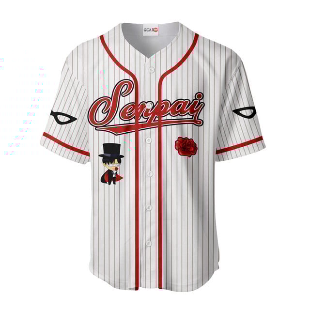 Tuxedo Mask Baseball Jersey Senpai Personalized Edition
