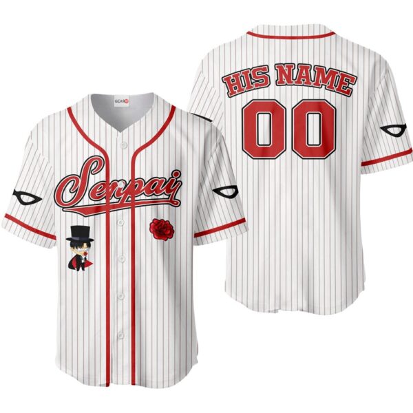 Tuxedo Mask Baseball Jersey Senpai Personalized Edition