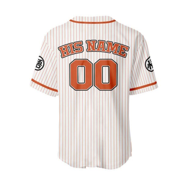 Goku Baseball Jersey Senpai Personalized Edition