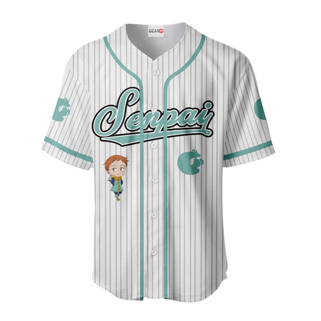 King Sin of Sloth Baseball Jersey Senpai Personalized Edition