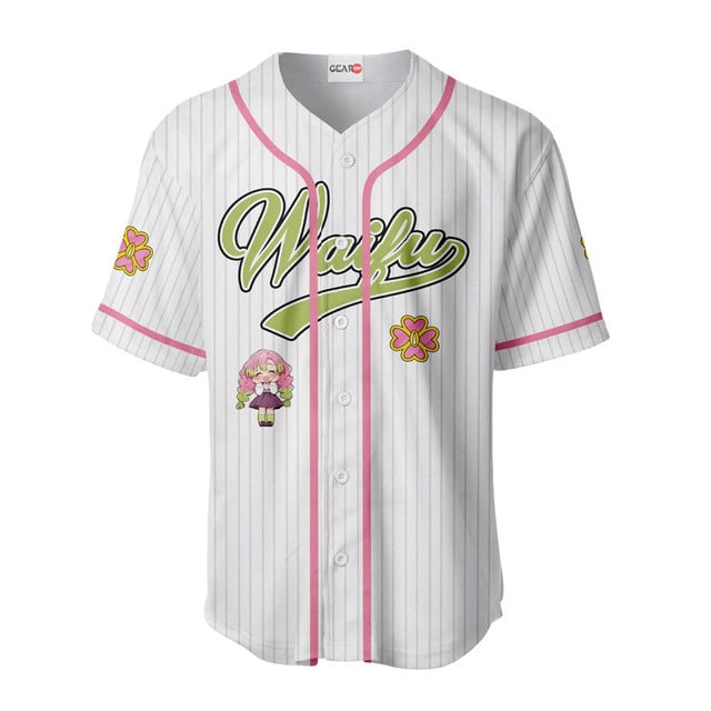 Mitsuri Kanroji Baseball Jersey - Waifu Personalized Edition
