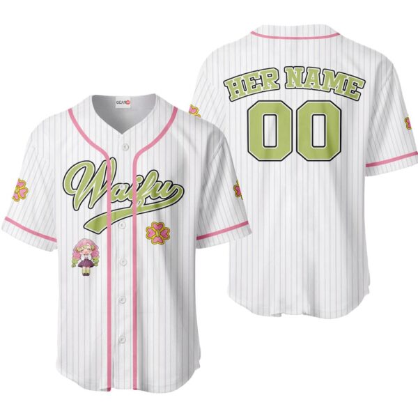 Mitsuri Kanroji Baseball Jersey - Waifu Personalized Edition