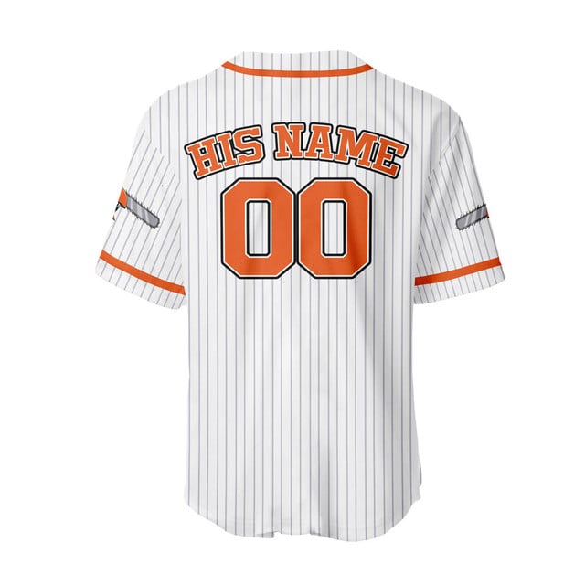 Denji Baseball Jersey Senpai Personalized Edition