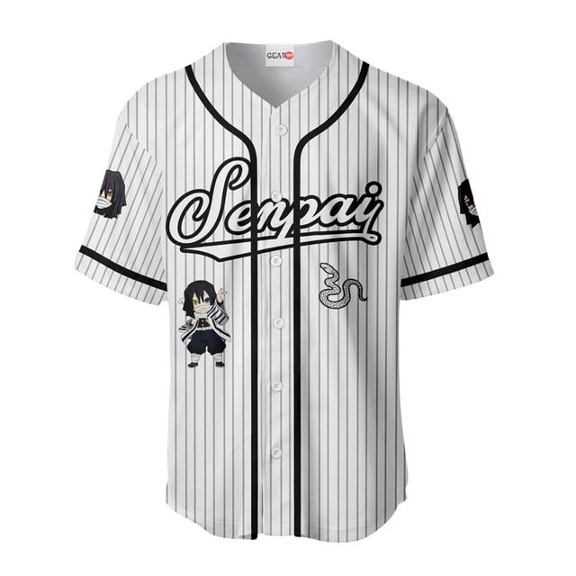 Obanai Iguro Baseball Jersey Senpai Personalized Edition