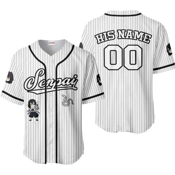 Obanai Iguro Baseball Jersey Senpai Personalized Edition