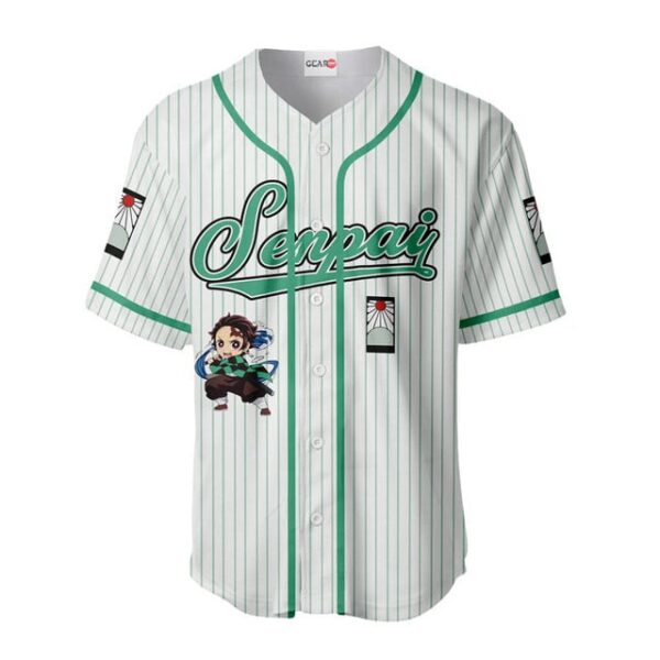 Tanjiro Baseball Jersey Senpai Personalized Edition