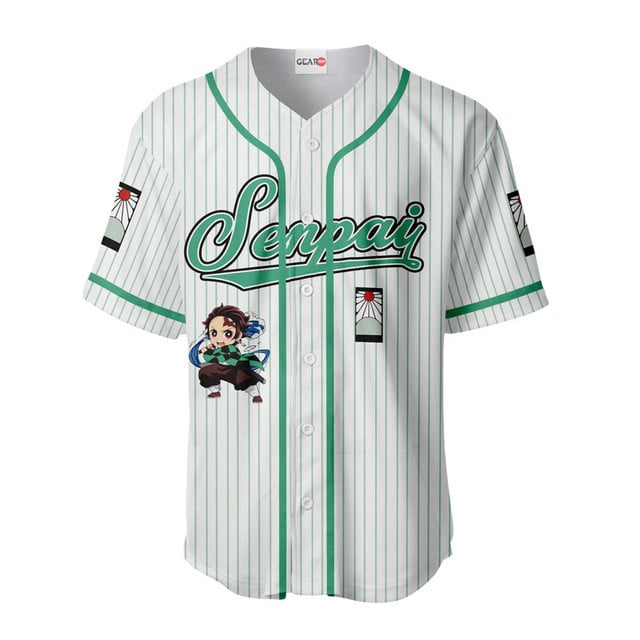 Tanjiro Baseball Jersey Senpai Personalized Edition
