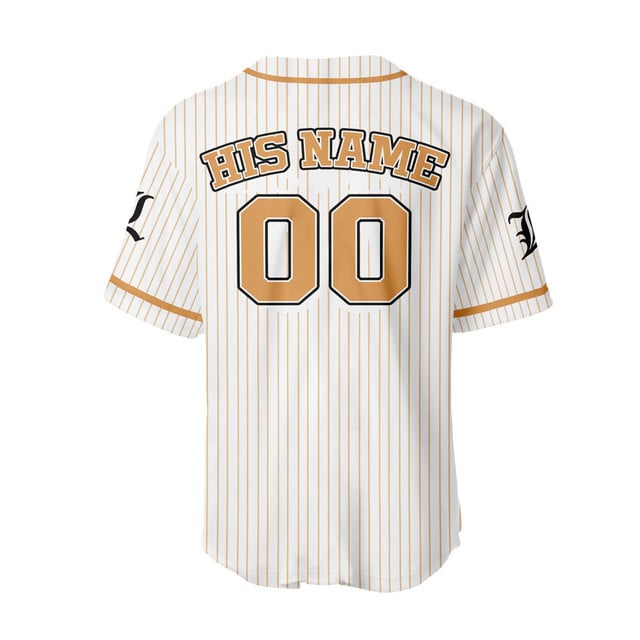 Light Yagami Baseball Jersey Senpai Personalized Edition