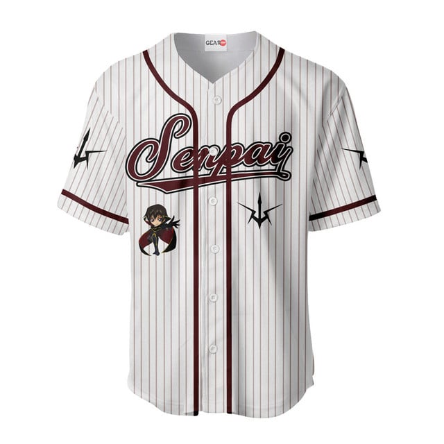 Lelouch Baseball Jersey Senpai Personalized Edition