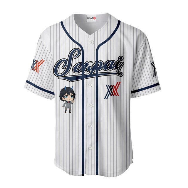 Hiro Code 016 Baseball Jersey Senpai Personalized Edition