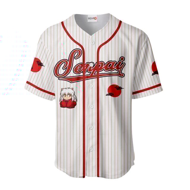 Inuyasha Baseball Jersey Senpai Personalized Edition