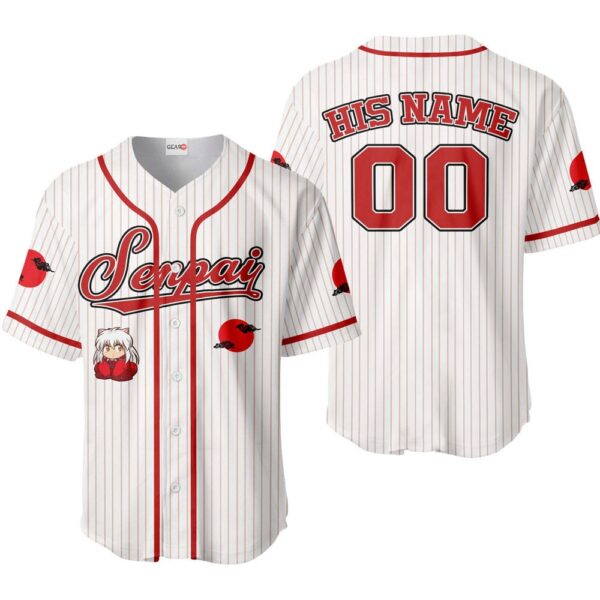Inuyasha Baseball Jersey Senpai Personalized Edition