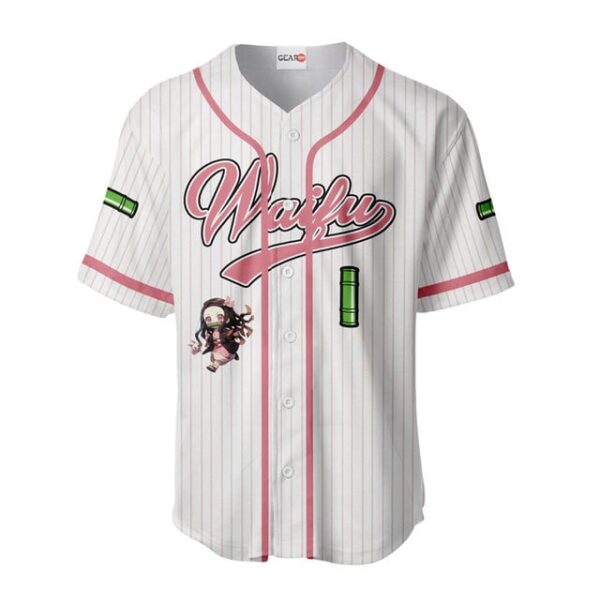 Nezuko Baseball Jersey - Waifu Personalized Edition