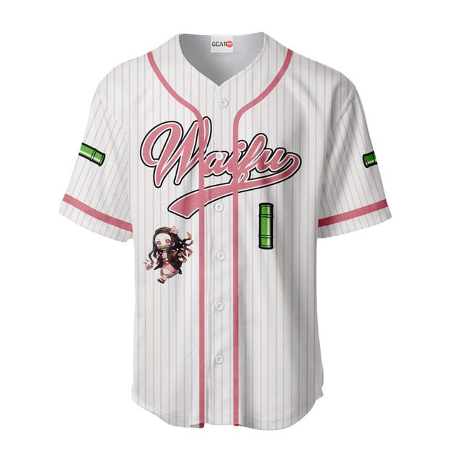 Nezuko Baseball Jersey - Waifu Personalized Edition