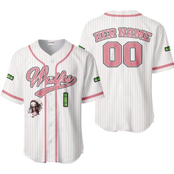 Nezuko Baseball Jersey - Waifu Personalized Edition