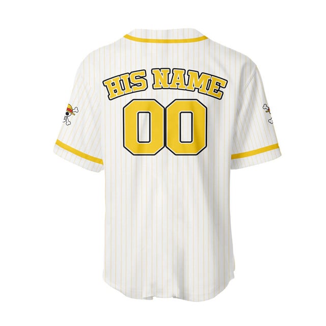 Luffy Baseball Jersey Senpai Personalized Edition