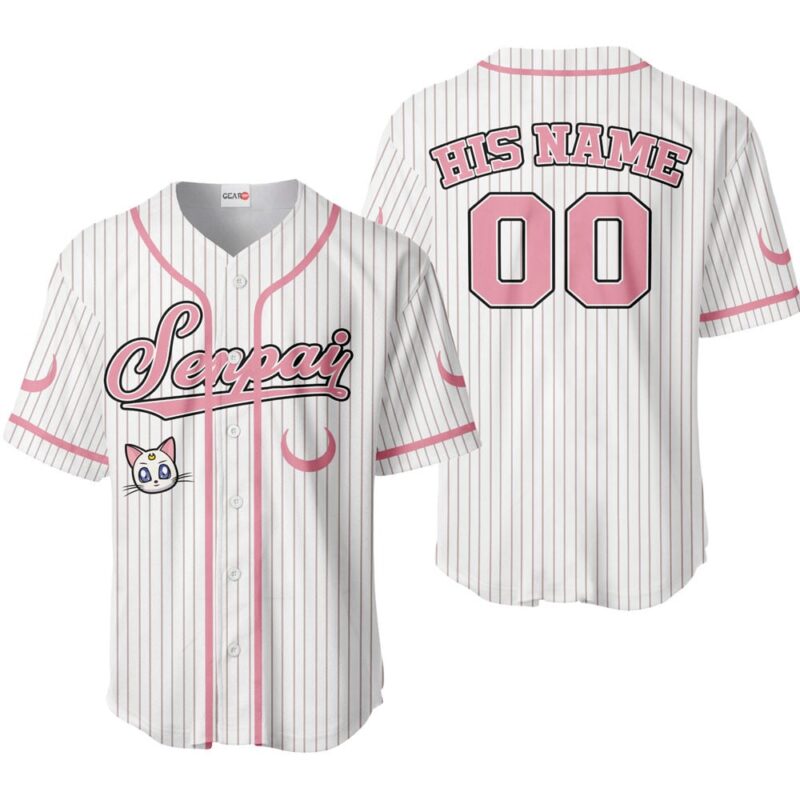 Artemis Baseball Jersey Senpai Personalized Edition