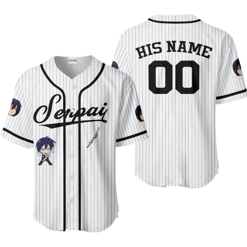 Yato Baseball Jersey Senpai Personalized Edition