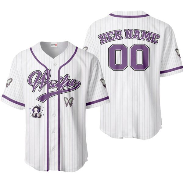 Shinobu Kocho Baseball Jersey - Waifu Personalized Edition