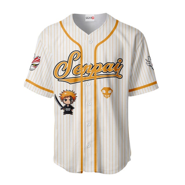 Ichigo Kurosaki Baseball Jersey Senpai Personalized Edition