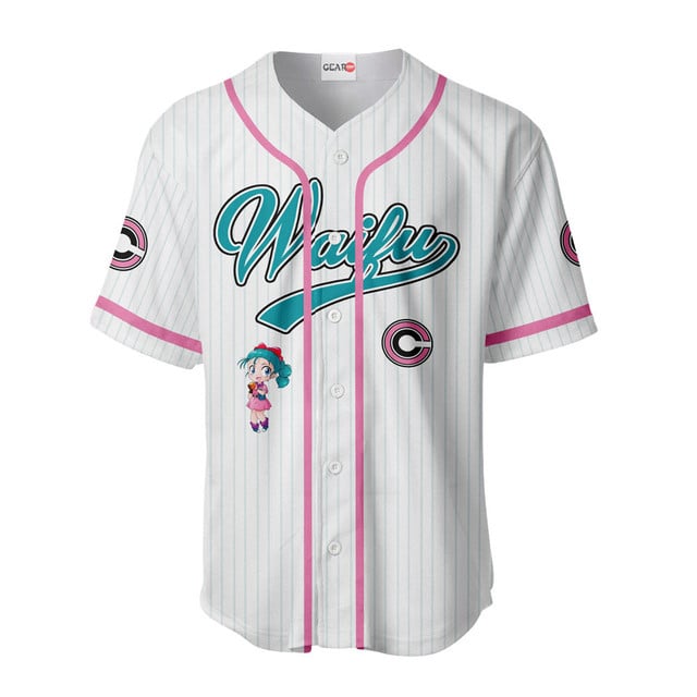 Bulma Baseball Jersey - Waifu Personalized Edition
