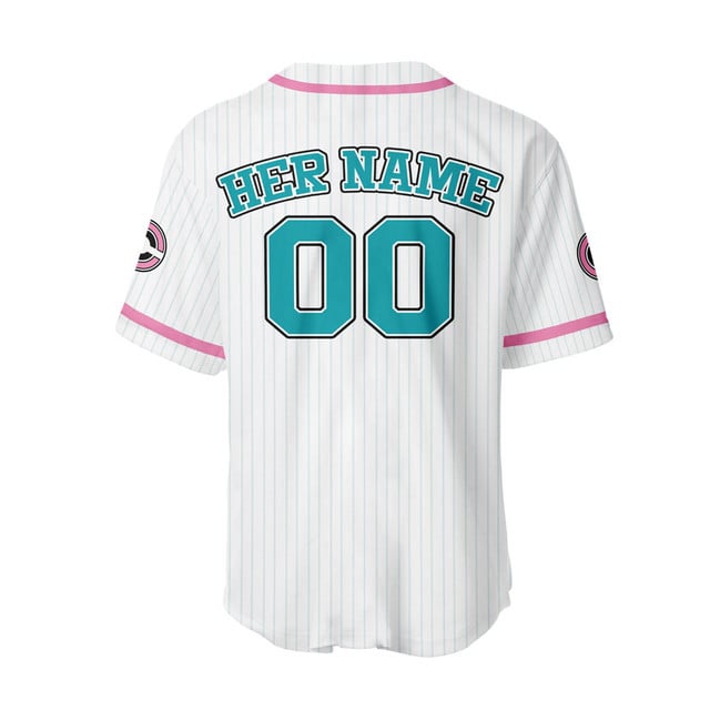Bulma Baseball Jersey - Waifu Personalized Edition