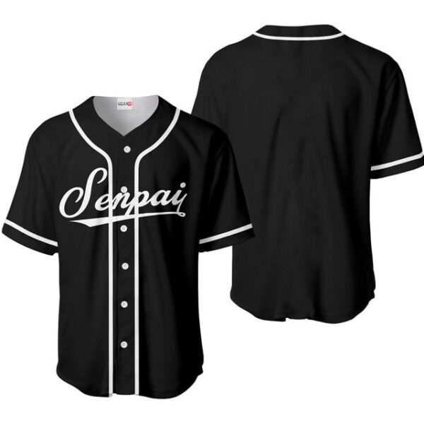 Senpai Baseball Jersey Custom Name