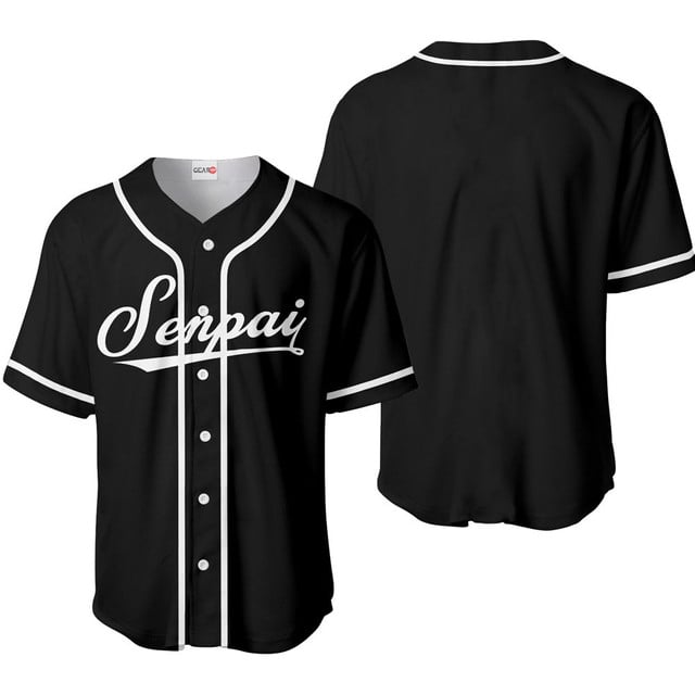 Senpai Baseball Jersey Custom Name