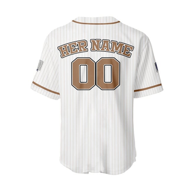 Mikasa Ackerman Baseball Jersey - Waifu Personalized Edition