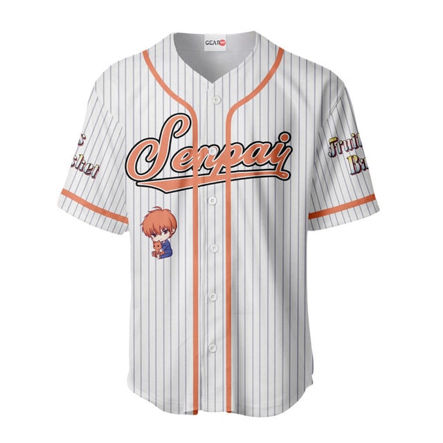 Kyo Sohma Baseball Jersey Senpai Personalized Edition