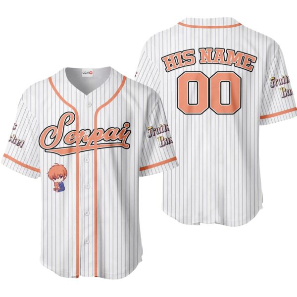 Kyo Sohma Baseball Jersey Senpai Personalized Edition