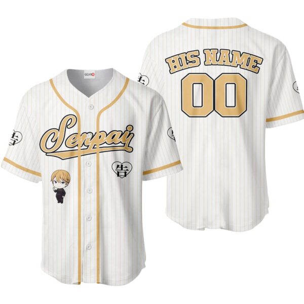 Miyuki Shirogane Baseball Jersey Senpai Personalized Edition