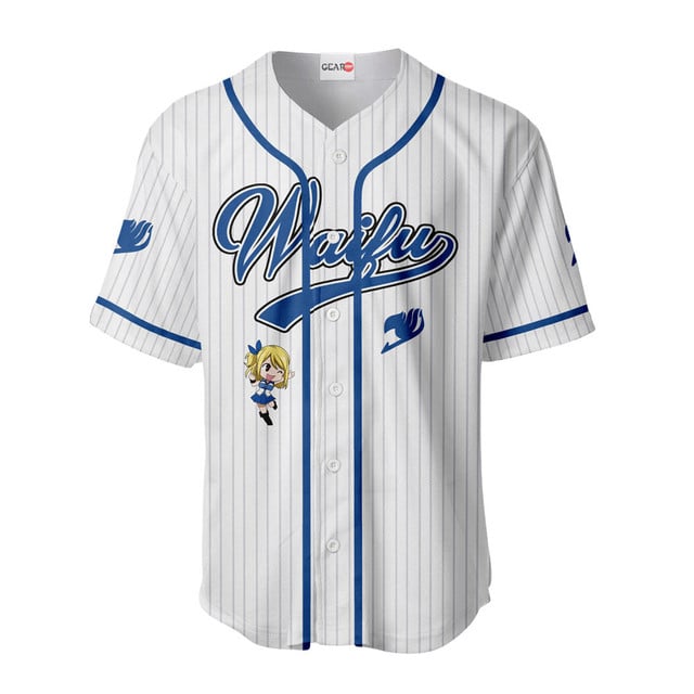 Lucy Heartfilia Baseball Jersey - Waifu Personalized Edition