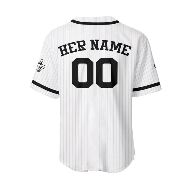 Rukia Kuchiki Baseball Jersey - Waifu Personalized Edition