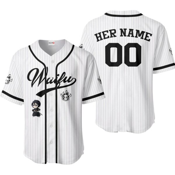 Rukia Kuchiki Baseball Jersey - Waifu Personalized Edition