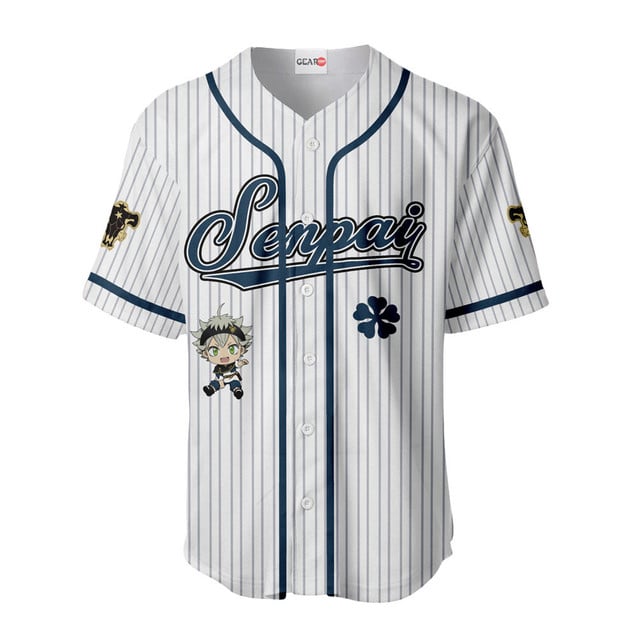 Asta Baseball Jersey Senpai Personalized Edition