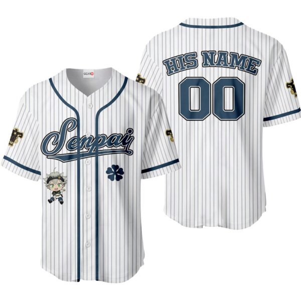 Asta Baseball Jersey Senpai Personalized Edition