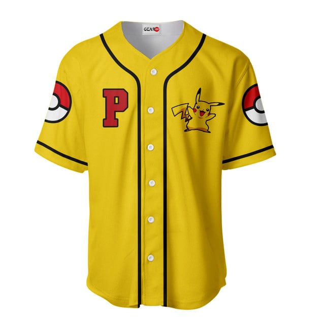 Pikachu Baseball Jersey Personalized Edition
