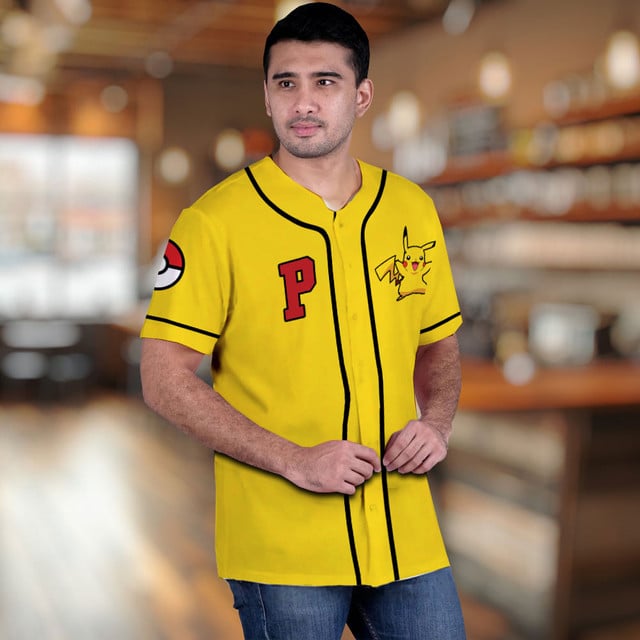 Pikachu Baseball Jersey Personalized Edition
