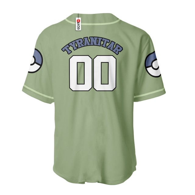 Tyranitar Baseball Jersey Personalized Edition