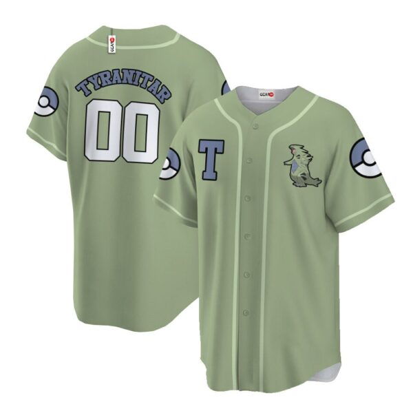Tyranitar Baseball Jersey Personalized Edition