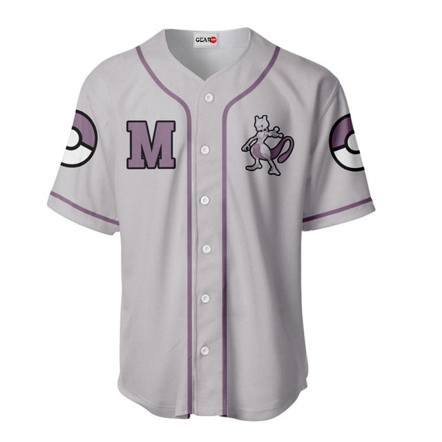 Mewtwo Baseball Jersey Personalized Edition